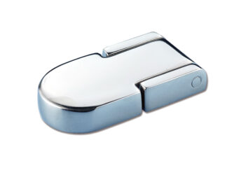 Ferramenta nautica  Cerniera per portelli dimensioni 57x30 mm