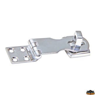 Ferramenta nautica  Cerniera girevole con portalucchetto dimensioni 70x25 mm