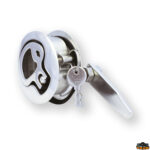 Ferramenta nautica  Maniglia a leva senza serratura diametro esterno 62 mm