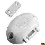 Ferramenta nautica  Scrocco in nylon modello compreso di pomello