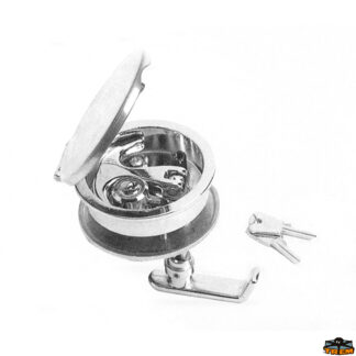 Ferramenta nautica  Chiusura a filo per boccaporto diametro incasso 68 mm diametro esterno 84 mm