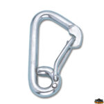 Ferramenta nautica  Moschettone in acciaio inox a grande apertura lunghezza 100 mm