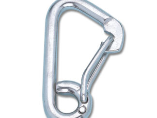 Ferramenta nautica  Moschettone in acciaio inox a grande apertura lunghezza 120 mm