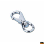 Ferramenta nautica  Moschettone con anello girevole 82 mm