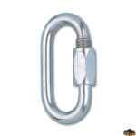 Ferramenta nautica  Moschettone con apertura a vite lunghezza 75 mm