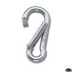 Ferramenta nautica  Moschettone apertura trasversale lunghezza 80 mm