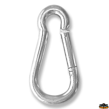 Ferramenta nautica  Moschettone zincato lunghezza 50 mm