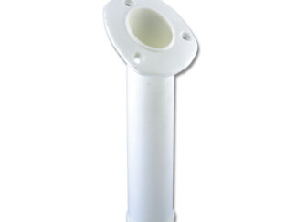 Ferramenta nautica  Portacanna ad incasso in nylon anti UV colore bianco