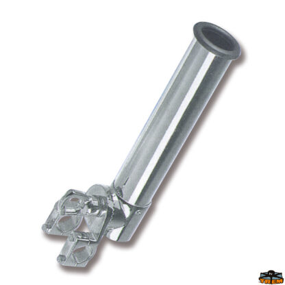 Ferramenta nautica  Portacanne ad inclinazione regolabile con fissaggio sui pulpiti 300x65 mm