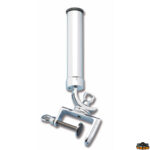 Ferramenta nautica  Portacanne per specchio di poppa foro diametro 40 mm