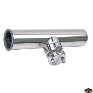 Ferramenta nautica  Portacanna con attacco a pulpito 230x35 mm