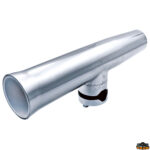 Ferramenta nautica  Portacanne con attaco a pulpito e corrimano per tubo 25-32