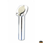 Ferramenta nautica  Portacanna da incasso inclinazione angolo 45° colore bianco