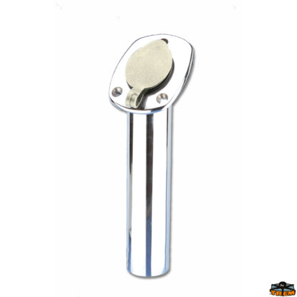 Ferramenta nautica  Portacanna da incasso inclinazione angolo 45° colore bianco