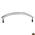 Ferramenta nautica  Corrimano in tubo ovalizzato lunghezza 460 mm