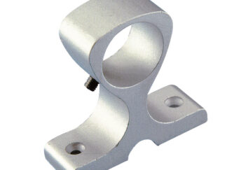 Ferramenta nautica  Base in alluminio per corrimano e tientibene foro 25 mm