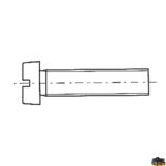 Ferramenta nautica  Vite in acciaio inox testa cilindrica taglio a cacciavite diametro 6 mm lunghezza 60 mm