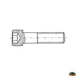 Ferramenta nautica  Vite in acciaio inox testa cava esagonale diametro 5 mm lunghezza 10 mm