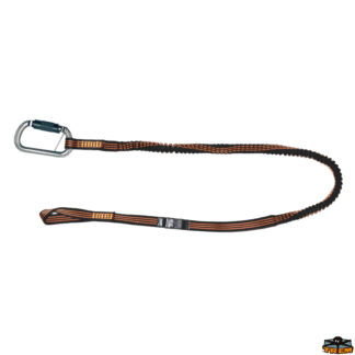 Sicurezza Segura Cordone ombelicale Segura per cinture di sicurezza statico con 1 moschettone