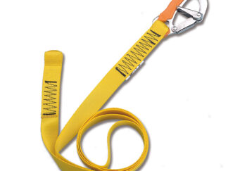 Sicurezza  Cordone ombelicale per cinture di sicurezza statico con 1 moschettone 2 mt