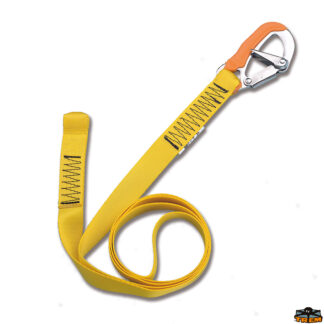 Sicurezza  Cordone ombelicale per cinture di sicurezza statico con 1 moschettone 2 mt