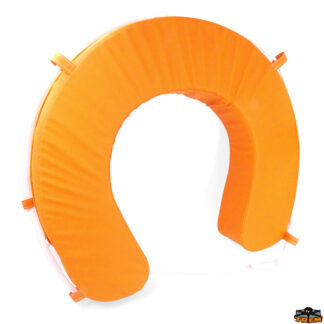 Sicurezza  Salvagente a ferro cavallo colore arancio