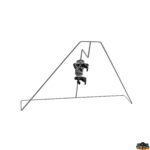 Sicurezza  Supporto per salvagente a ferro di cavallo e portaboetta altezza 510 mm 360 mm
