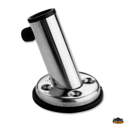 Adesivi bandiere linee galleggiamento  Supporto asta portabandiera da piano base diametro 60 mm modello Inclinata 10°