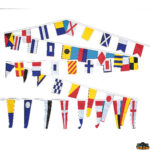 Adesivi bandiere linee galleggiamento  Navigazione Gran Pavese dimensioni 200x300 mm