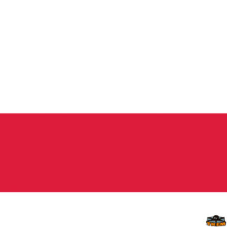 Adesivi bandiere linee galleggiamento  Bandiera Polonia dimensioni 200x300 mm