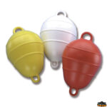 Parabordi e accessori  Boa a pera per segnalazione e ormeggio colore arancio 8 Lt