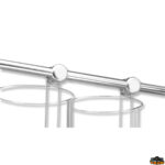 Parabordi e accessori  Morsetti aisi 316 per attaccare i cestelli alla battagliola per tubo diametro 50x28 mm