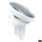 Luci di navigazione  Base di ricambio bianca per aste ad incasso su piano 3 contatti