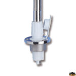 Luci di navigazione  Base di ricambio bianca per aste dritta ad incasso per aste estraibili