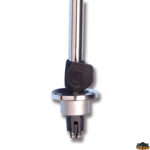 Luci di navigazione  Base di ricambio nera per aste dritta ad incasso per aste estraibili