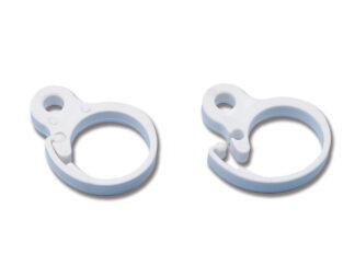 Luci di navigazione  Clips per fissaggio bandiere foro diametro 18 mm