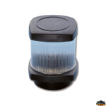 Luci di navigazione  Fanali di via circolare 12V corpo nero vetro rosso 180° verde 180° bianco 360°