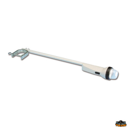 Luci di navigazione  Fanale bianco 360° su asta modello luce bianca 360° su asta 66 cm con morsetto