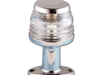 Luci di navigazione  Fanale di fonda 360° alogeno con basetta aisi 316 altezza 110 mm