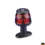 Luci di navigazione  Fanale non governo 360° alogeno nero altezza 110 mm