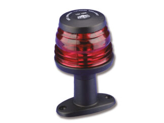 Luci di navigazione  Fanale non governo 360° alogeno nero altezza 110 mm
