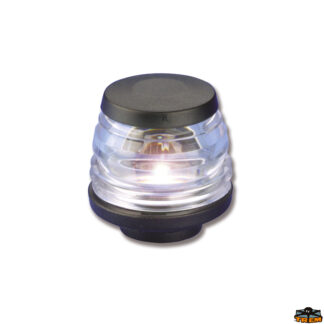 Luci di navigazione  Fanale di fonda 360° alogeno nero altezza 60 mm