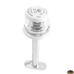 Luci di navigazione  Asta fanale 360° colore bianco