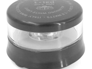 Luci di navigazione Pro led Fanale led Gemini 360 nero