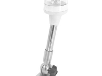 Luci di navigazione Pro led Asta fanale al led abbattibile Gemini 360 bianco altezza 600 mm