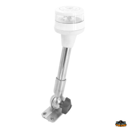 Luci di navigazione Pro led Asta fanale al led abbattibile Gemini 360 bianco altezza 600 mm