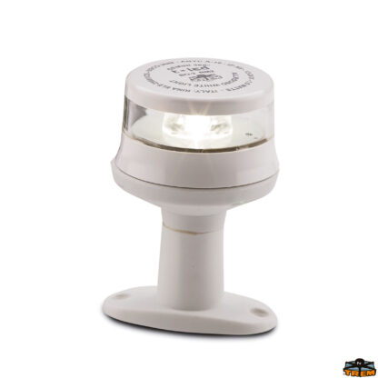 Luci di navigazione Pro led Fanale di fonda al led Gemini 360 bianco altezza 90 mm