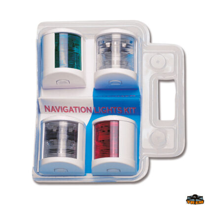 Luci di navigazione  Kit di navigazione serie 4 fanali Croce del Sud colore corpo bianco