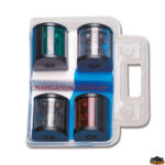 Luci di navigazione  Kit di navigazione serie 4 fanali Croce del Sud colore corpo nero