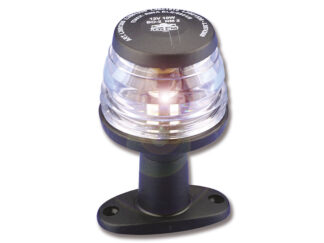 Luci di navigazione Easy led Fanale di fonda a led con basetta Easy led nero altezza 110 mm